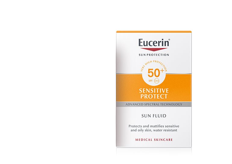 Sun Fluid Sensitive Protect Fps 50 Protector Solar Facial Matificante Eucerin