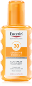 Eucerin Sun Spray Transparent Sensitive Protect FPS 30